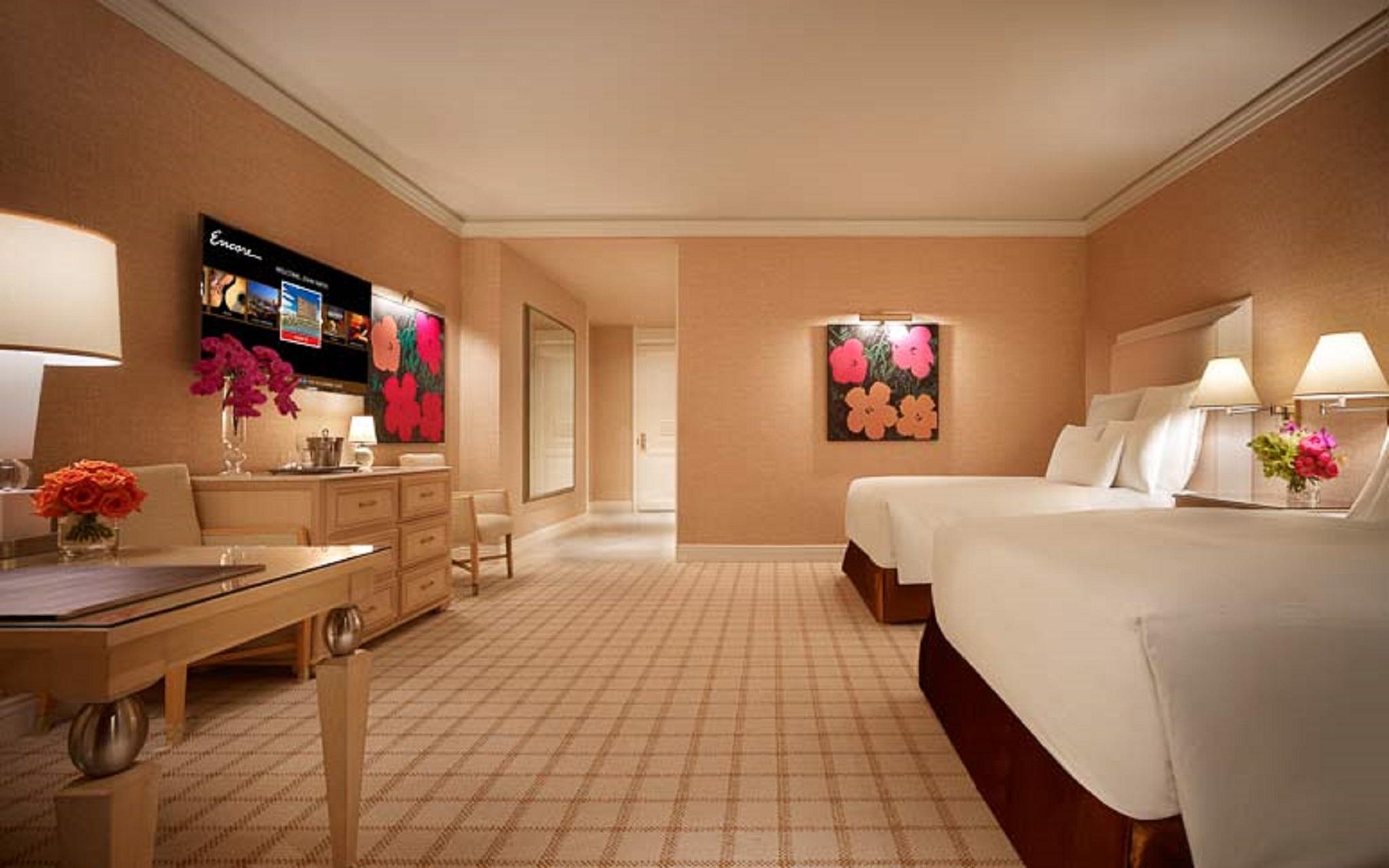 Encore Boston Harbor Everett Exterior foto A guest room at Encore