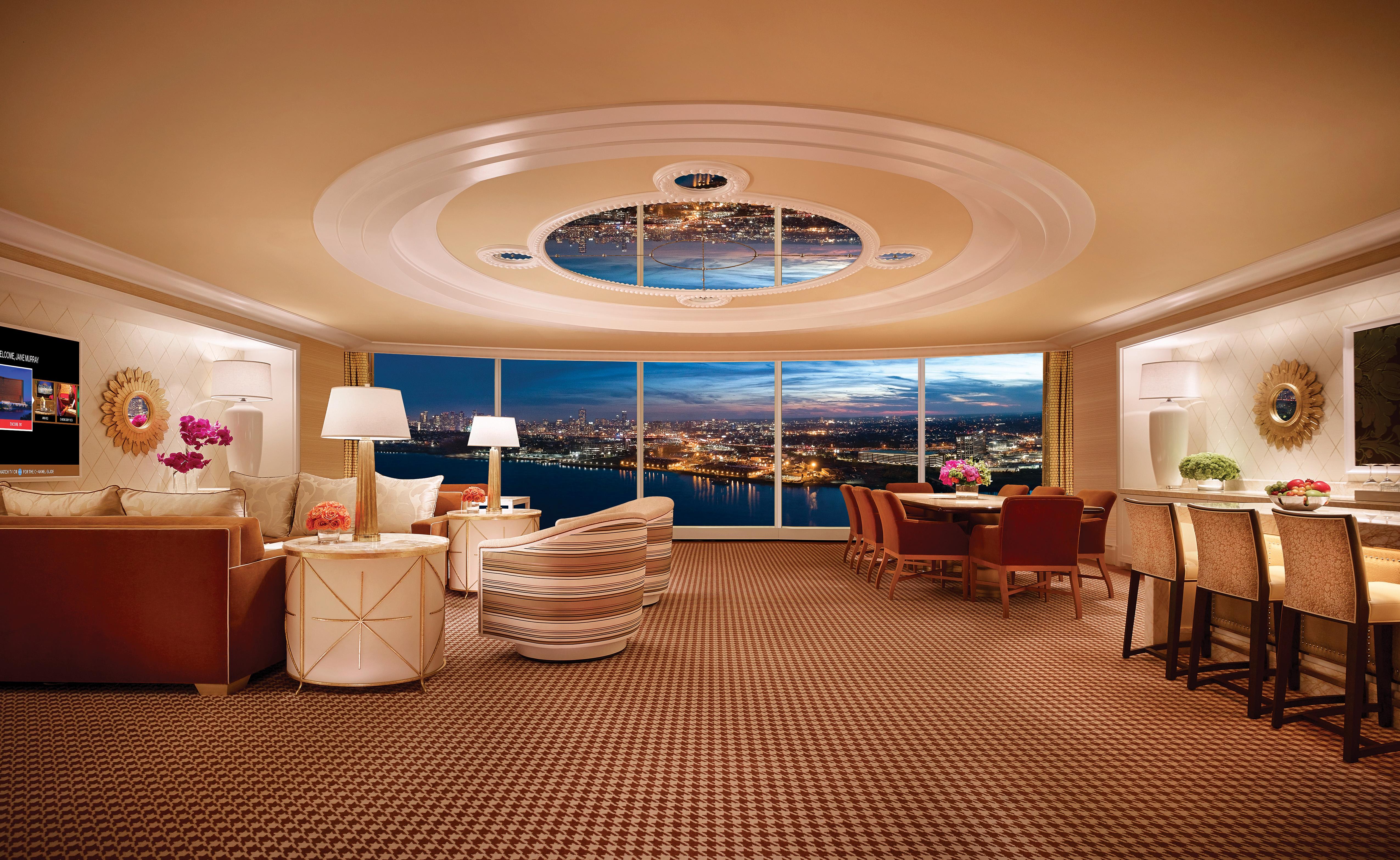Encore Boston Harbor Everett Exterior foto The interior of a suite at Wynn
